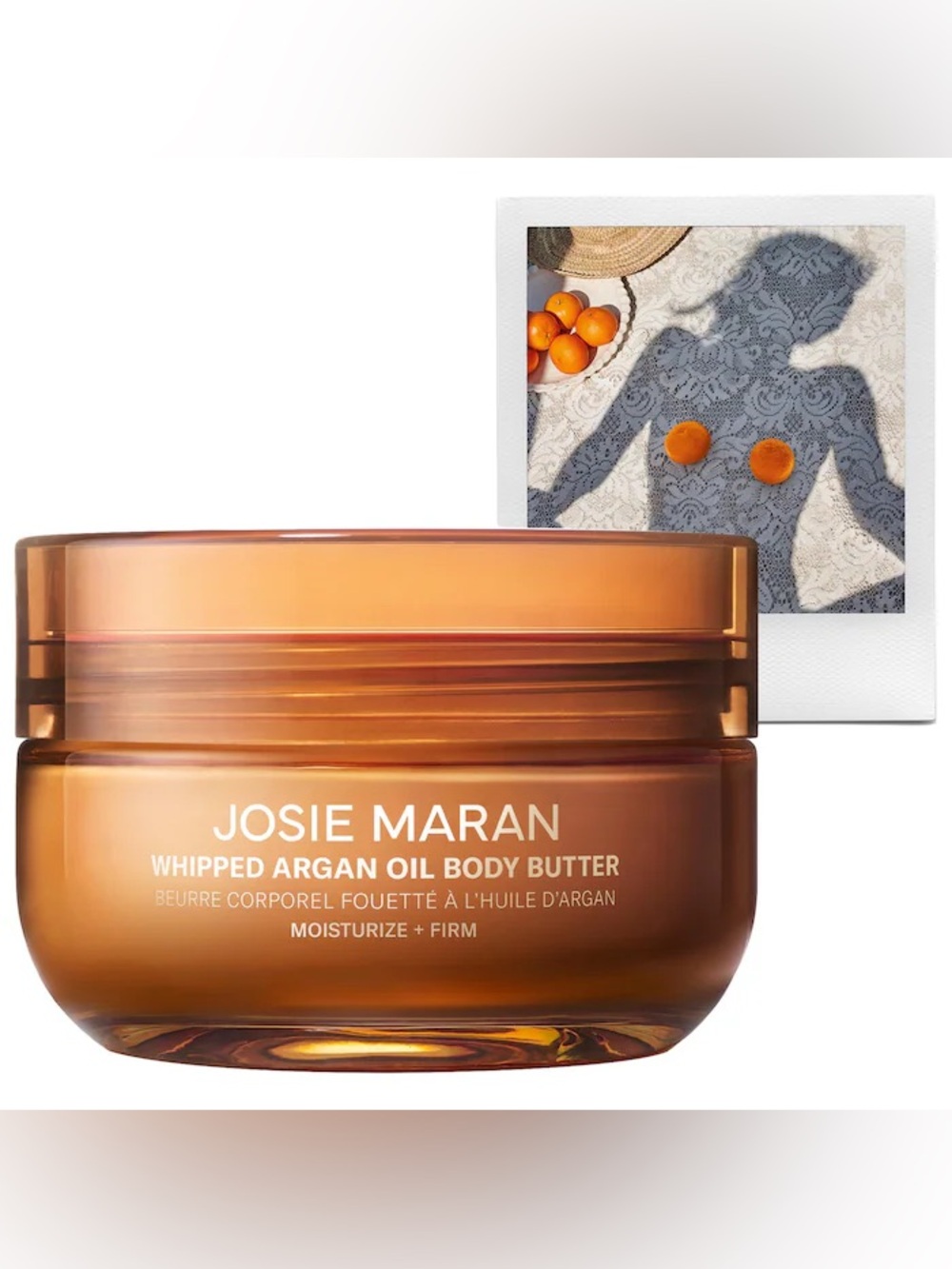 JOSIE MARAN Whipped Argan Oil Body Butter - Topless Tangerine